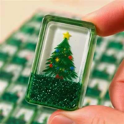 Sett Mahjong tar-reżina epoxy